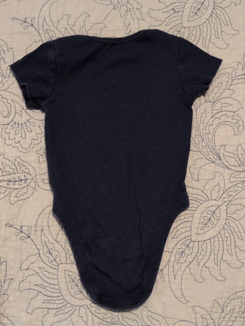 Old Navy Baby Short Sleeve Bodysuit Set - Blue Cloud, Navy, White, Yellow - Picture 8 of 10